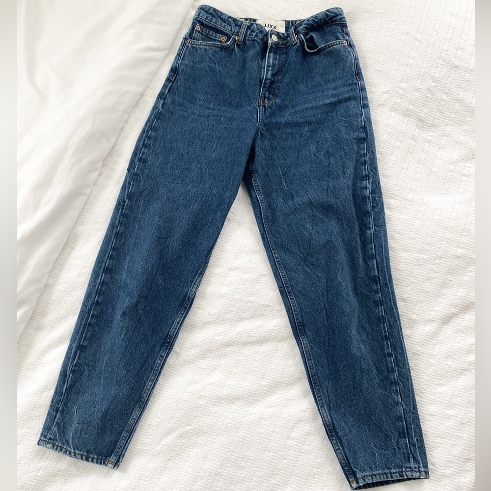 Hudson’s Bay JJXX Mom High Waist Jeans, Medium Wash - Size 27/32 - Picture 4 of 11